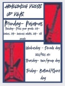 Homecoming dress up days Poster (US)